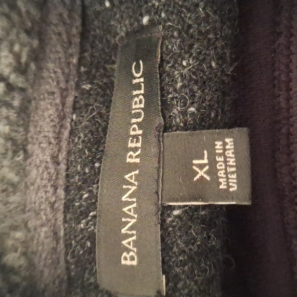 Banana Republic Pullover Mens XL Purple 1/4 Zip Sweater Long Sleeve Casual - Picture 6 of 9